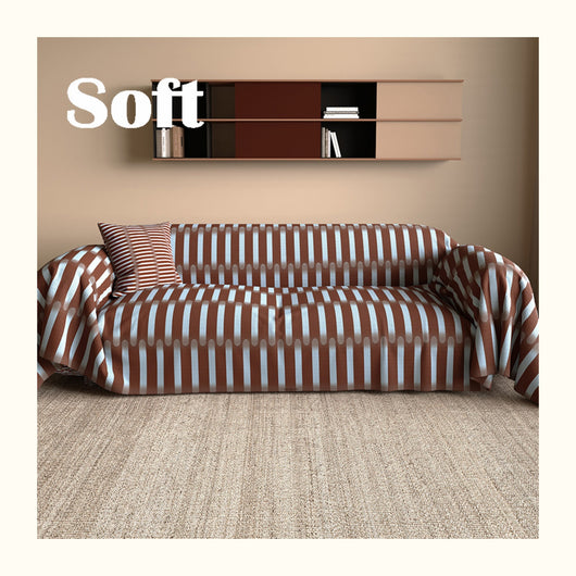 Funda Protectora de Sofá a Rayas - Manta Multiusos para Sala - Image 26