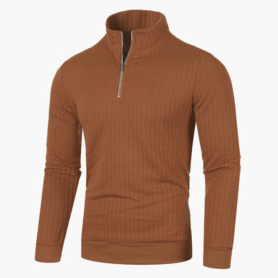Suéter de Cuello Alto con Cierre para Hombre - Comodidad Casual - Image 60