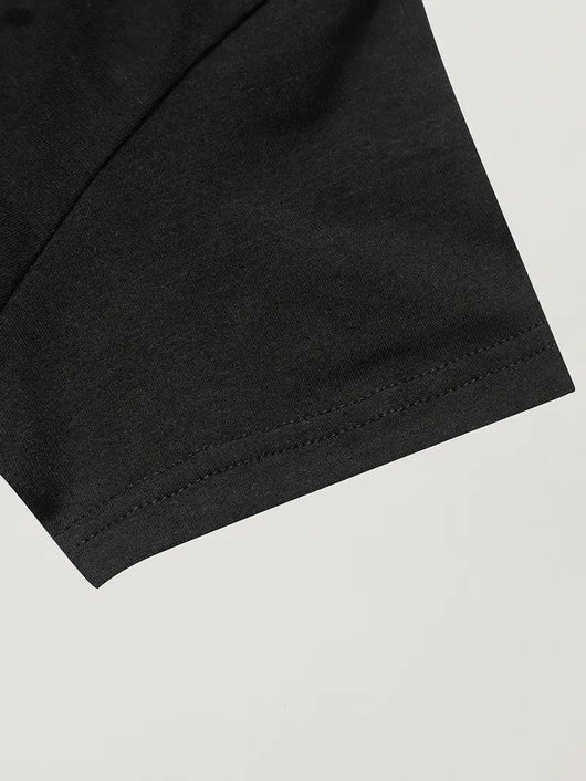 Playera Negra de Algodón para Niño - Diseño Papá me Dijo que Podía - Image 12