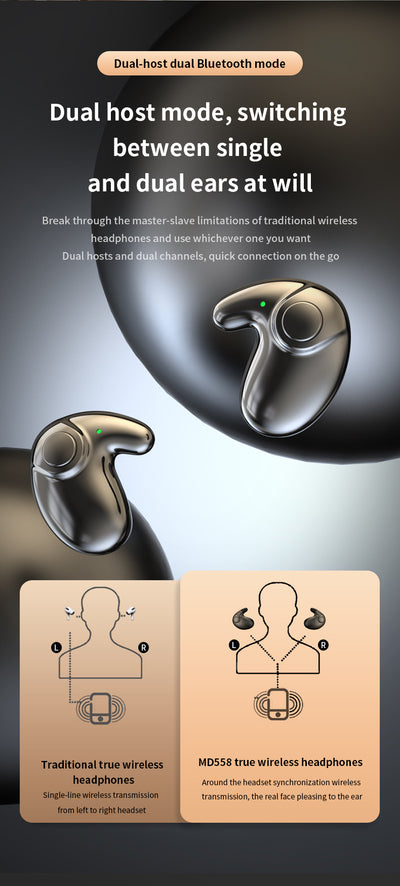 Auriculares Bluetooth Post-Auriculares Cómodos sin Dolor - Image 42