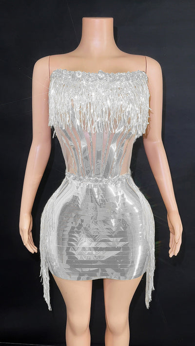 Top Tubo con Borlas y Falda Corta para Mujer - Image 27