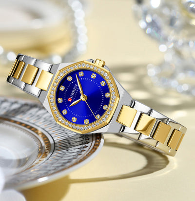 Reloj Elegante Impermeable con Cristales Decorativos - Image 37