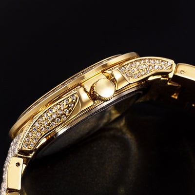 Reloj de Diamante Cuadrado Completo con Circonita de Alta Gama - Image 17