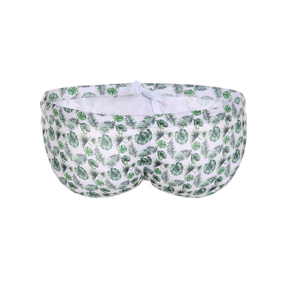 Bañador Estampado Tropical con Diseño de Hojas de Coco y Arce - Pantalón de Playa Multicolor Trendy - Image 41
