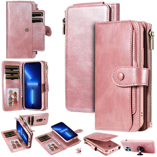 Funda Cartera Magnética para 16 Móviles - Protección Retro Multifunción con Ranuras para Tarjetas - Image 34