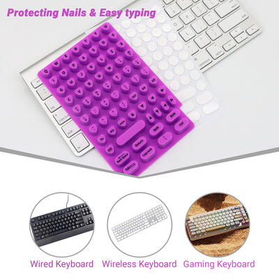 Pegatinas de Silicona para Teclado - 91 Botones Compatibles con PC y Laptop - Image 29