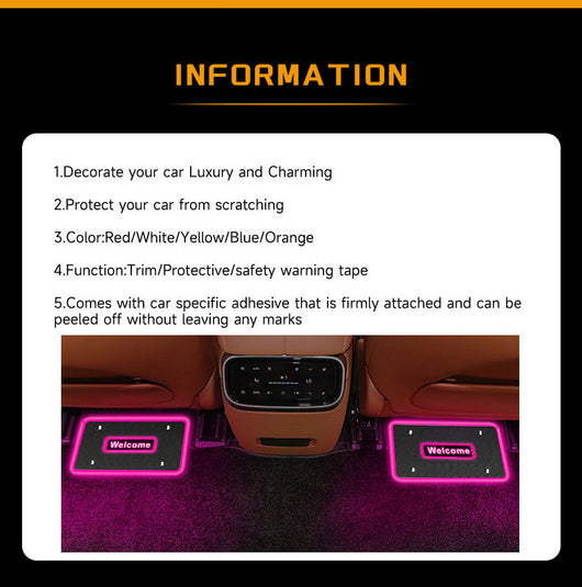 Luz LED Ambiental para Auto con Control por Sonido y Bluetooth RGB - Image 15