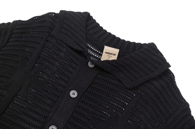 Camisa Suelta de Manga Corta Estilo Retro Americano - Image 21