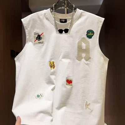Chaleco Playero Estampado con Diseños Animados para Hombre - Image 10