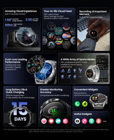 Reloj Inteligente HAYLOU Solar 5 LS20 con Carga Solar y Bluetooth - Image 25
