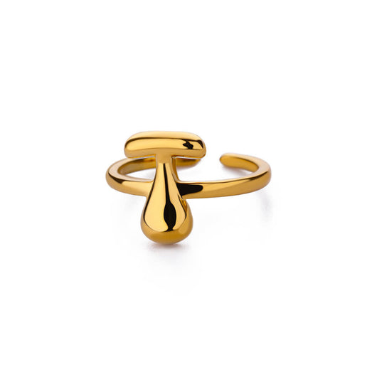 Anillo de Letras Bubble Dorado en Oro 18K Chapado - Image 108