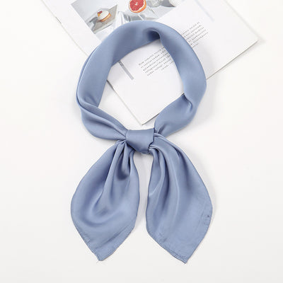 Pañuelo de Satén Liso Versátil y Elegante - Image 38