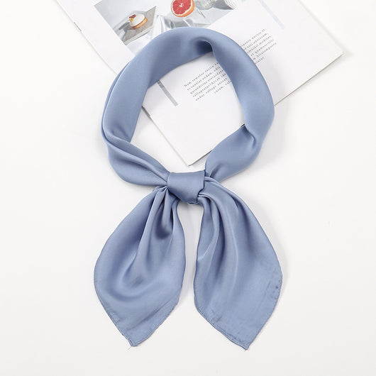 Pañuelo de Satén Liso Versátil y Elegante - Image 38