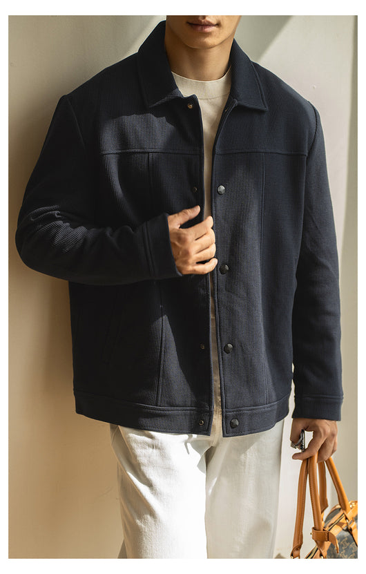 Abrigo Ejecutivo de Textura Americana para Hombre - Image 14