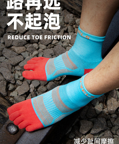 Calcetines de Senderismo de Algodón Transpirables y Absorbentes para Hombre y Mujer - Image 17