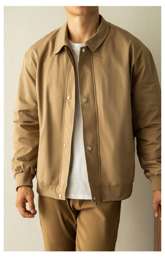 Camisa Antiarrugas Impermeable para Hombre - Colores Lisos, Sin Planchado - Image 24