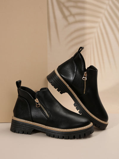 Botas de Tacón Alto Redondo para Otoño e Invierno - Image 19