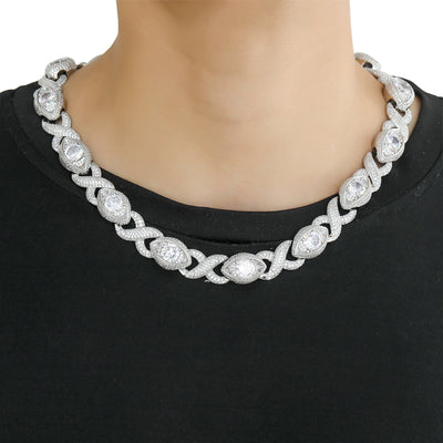 Collar Hip-Hop Personalizado para Hombre con Circones Micro Pavé - Image 21