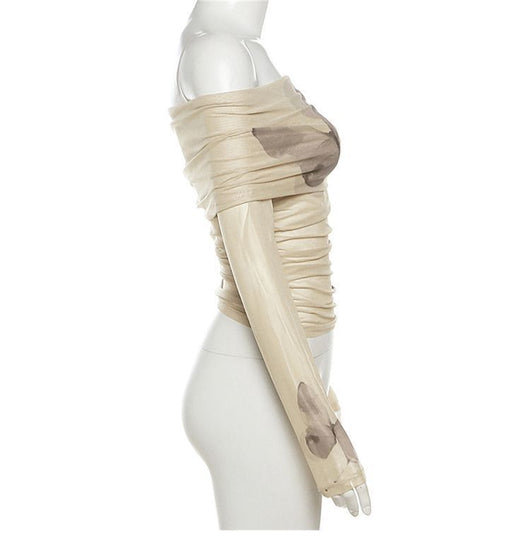 Blusa Elegante Hombros Descubiertos para Mujer - Colección Otoño Temprano - Image 23