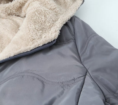 Sudadera con Capucha Estampado Geométrico Onda - Algodón Térmico Forrado - Image 21
