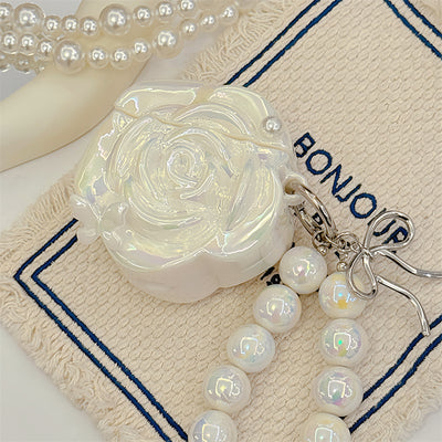 Funda para Audífonos Camellia Blanco Perla - Image 21