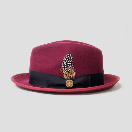 Sombrero Fieltro Tipo Bombín con Lazo de Cinta - Image 10