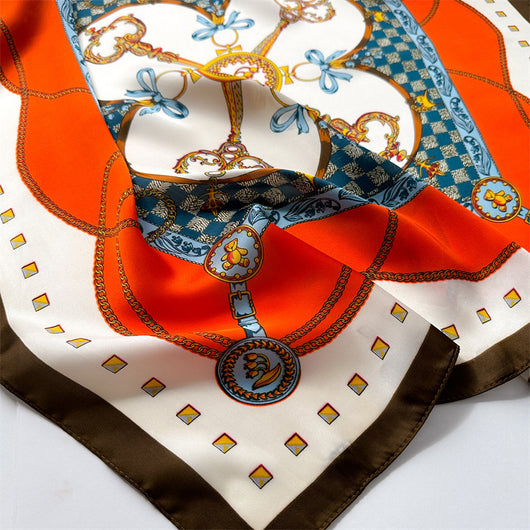 Pañuelo Cadena Estampado Europeo y Americano - Image 15