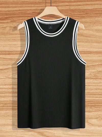 Chaleco Deportivo Ajustado con Rayas Verticales Tejidas - Image 22