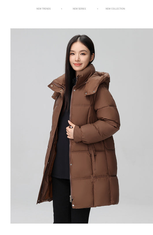 Abrigo Acolchado de Algodón Talla Grande para Mujer - Image 37