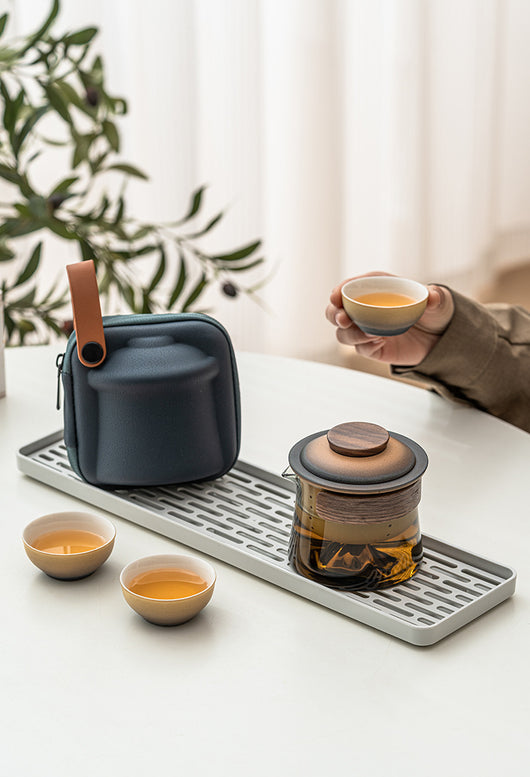 Juego de Té Portátil Rizhao Jinshan - Set Completo para Viajeros - Image 42