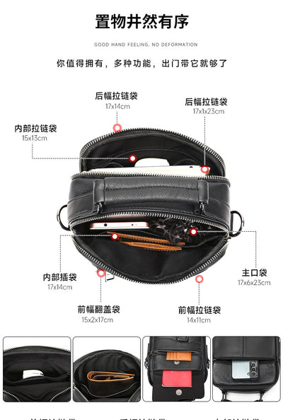 Bolso Ejecutivo de Cuero con Bandolera para Viajero - Image 7