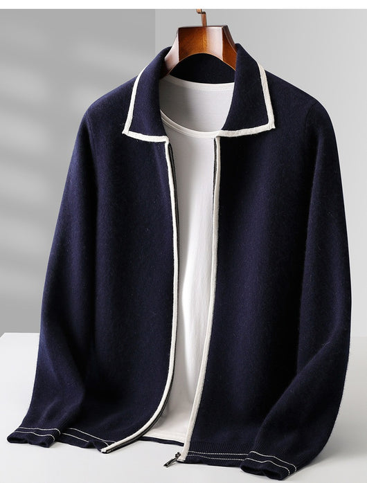 Cardigan de Lana para Hombre Elegante y Sofisticado - Image 14