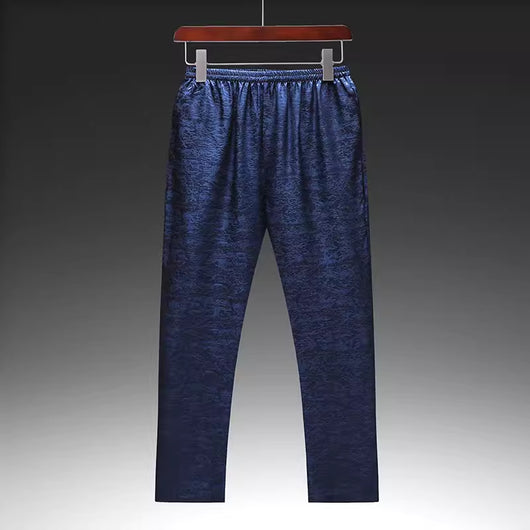 Traje Tang de Seda Mulberry para Hombre - Elegancia Tradicional China - Image 18
