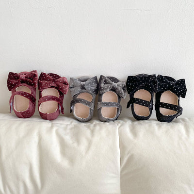 Zapatos para Bebé Niña Primavera Otoño con Lazo Grande Adorable - Image 40