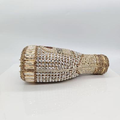 Clutch de Noche Champagne con Cristales Brillantes para Mujer - Image 53