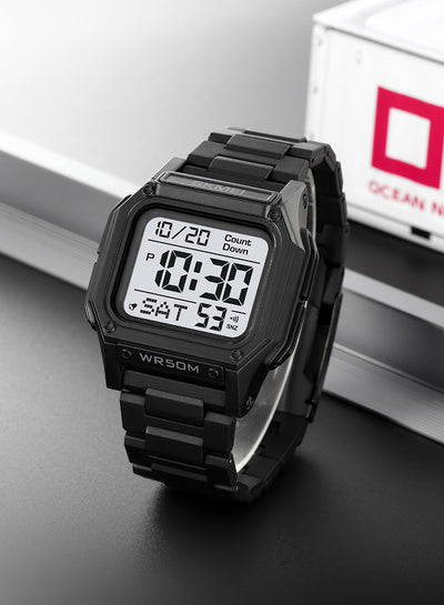 Reloj Electrónico Multifuncional de Resina para Hombre - Image 17