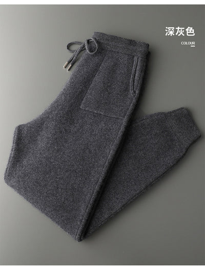 Conjunto de Sudadera con Capucha y Pantalón Tejido de Color Liso para Hombre - Image 10
