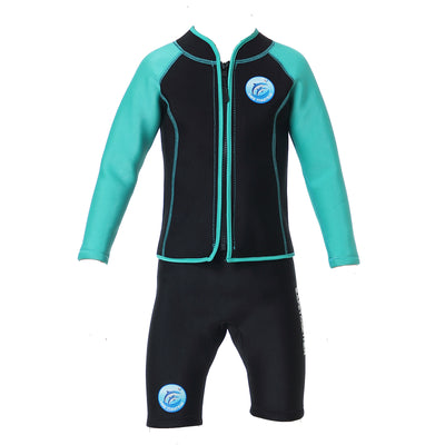 Traje de Buceo Infantil de Dos Piezas con Manga Larga - Image 46