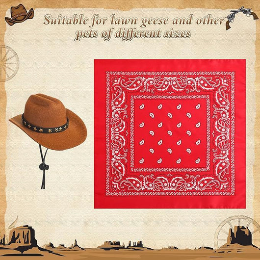 Conjunto Toalla Saliva Sombrero Vaquero para Fiesta de Jardín - Image 34