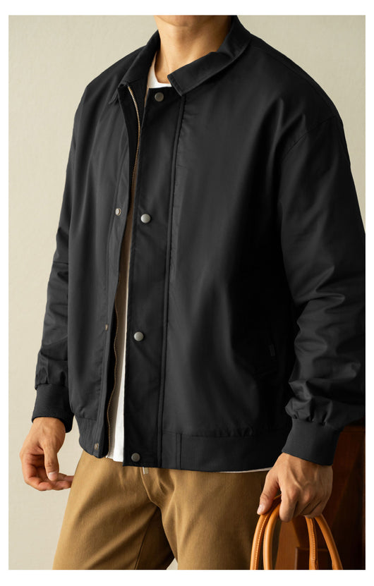 Camisa Antiarrugas Impermeable para Hombre - Colores Lisos, Sin Planchado - Image 34