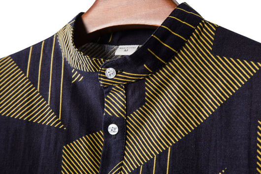 Camisa de Lino Floral Casual para Hombre - Image 50