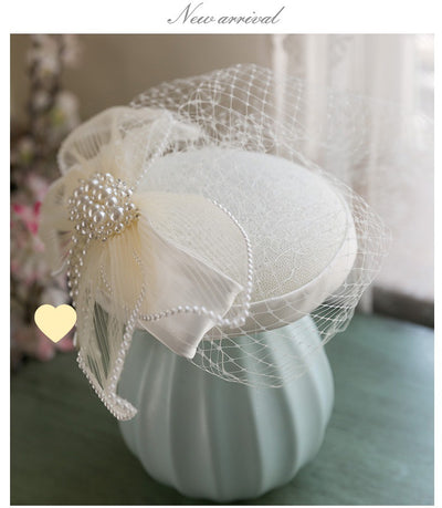 Gorra Vintage de Malla Blanca Perla - Image 12