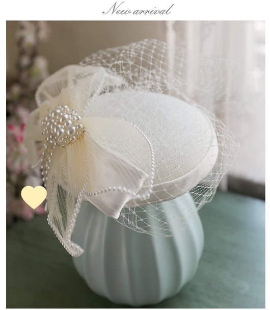 Gorra Vintage de Malla Blanca Perla - Image 12