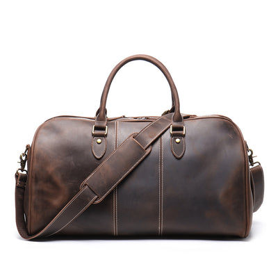 Bolsa de Viaje Portátil para Hombre en Cuero Genuino Estilo Retro - Image 16