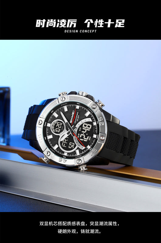 Reloj Digital Multifuncional Resistente al Agua para Hombre - Image 17