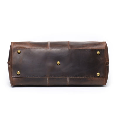 Bolsa de Viaje Portátil para Hombre en Cuero Genuino Estilo Retro - Image 8