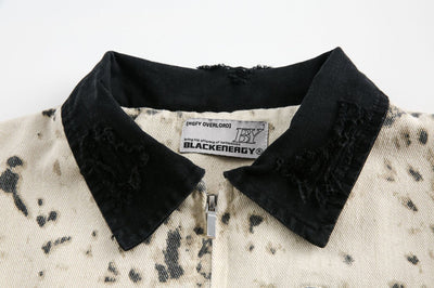 Chaqueta Pesada Estilo Retro Americano Corte Limpio - Image 8