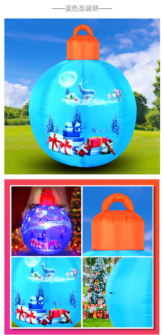 Bola Navideña Inflable con Luces LED RGB - Image 12