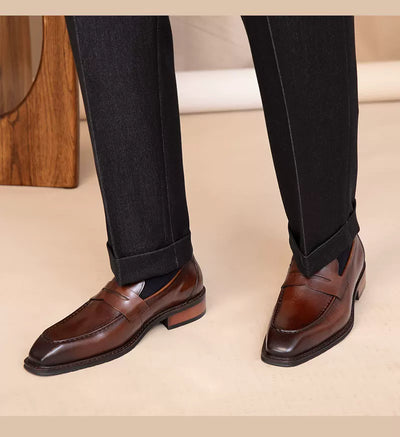 Zapatos Casuales de Cuero Genuino para Hombre - Outdoor - Image 45