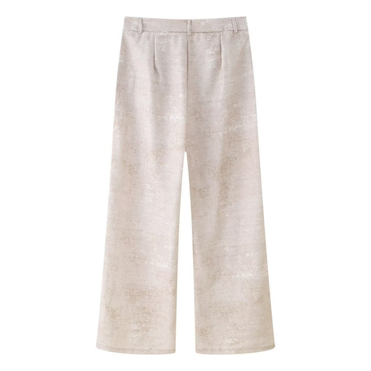 Conjunto de Dos Piezas: Blusa Bordada y Pantalón Pierna Ancha - Image 36
